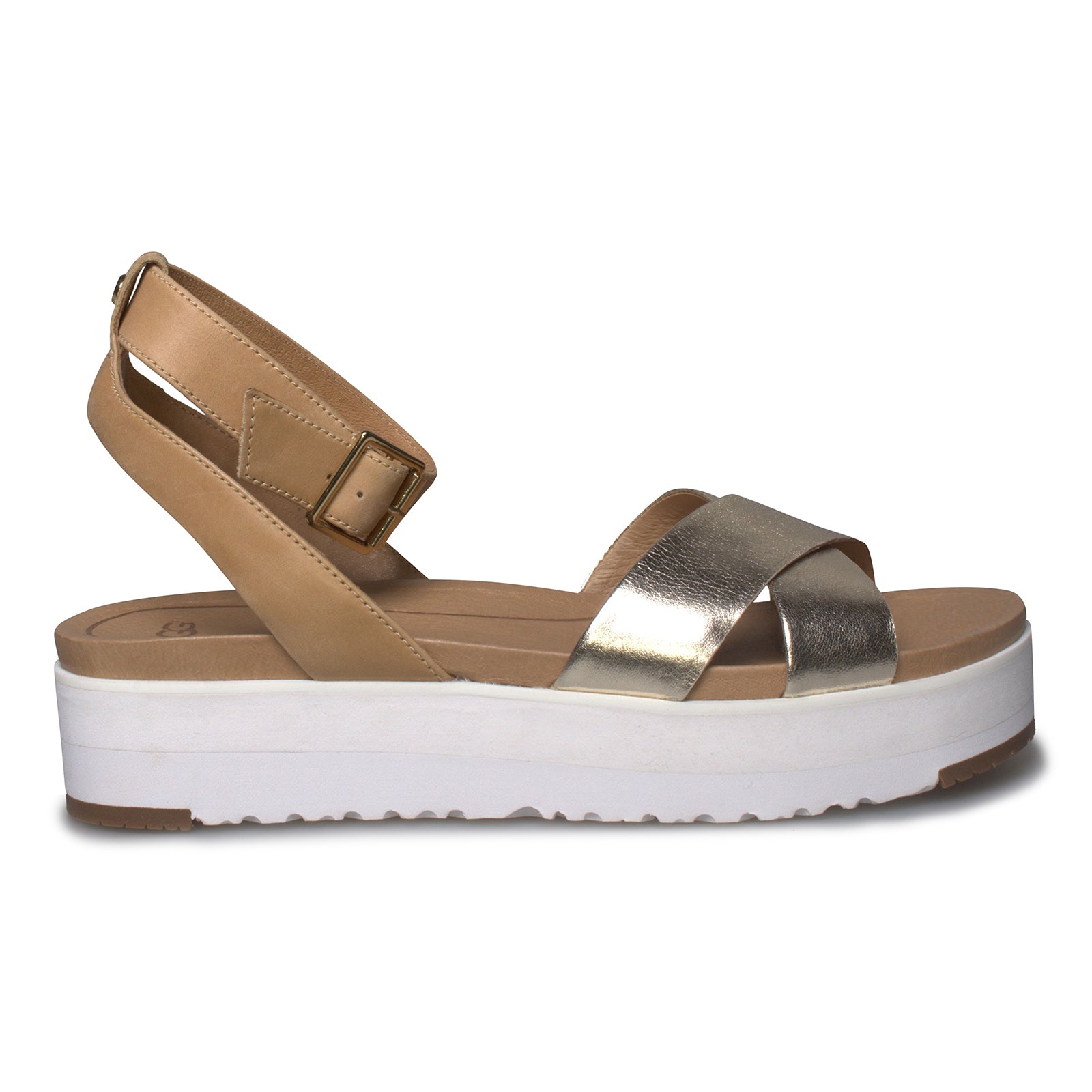 UGG Tipton Gold Sandals - Women's – MyCozyBoots