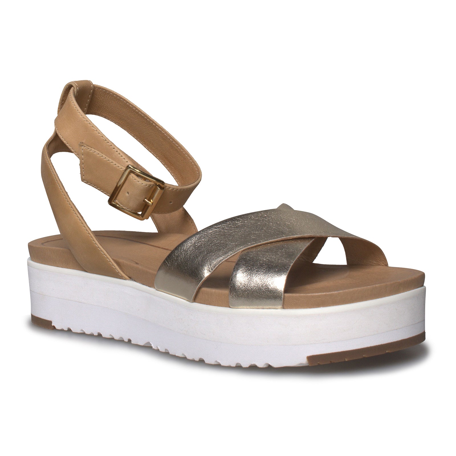 UGG Tipton Gold Sandals - Women's – MyCozyBoots
