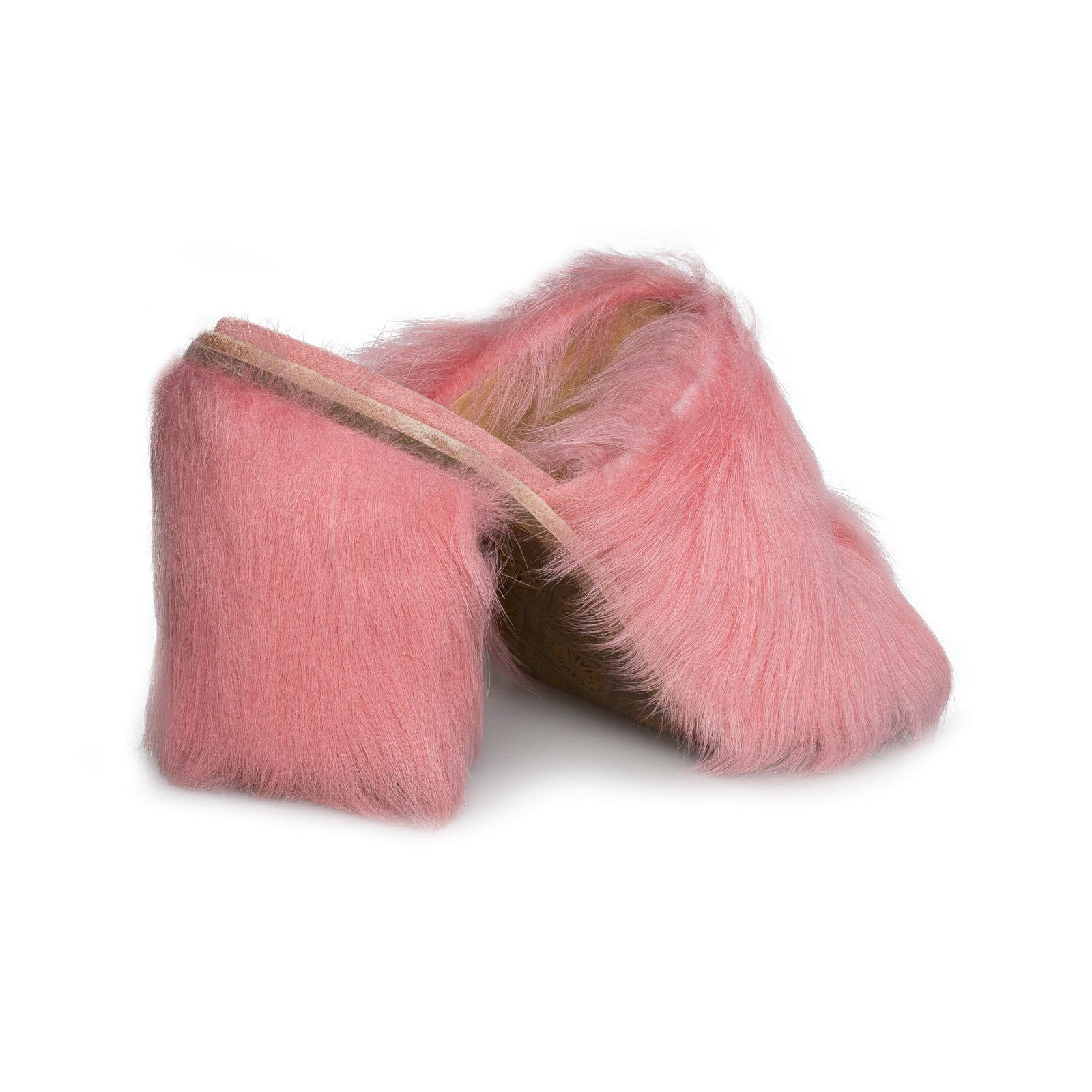 ugg fur heels