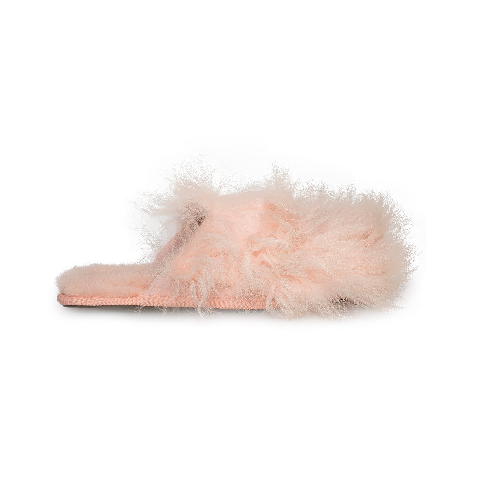 UGG Fluff Momma Mongolian Clog Tropical Peach Slippers - MyCozyBoots