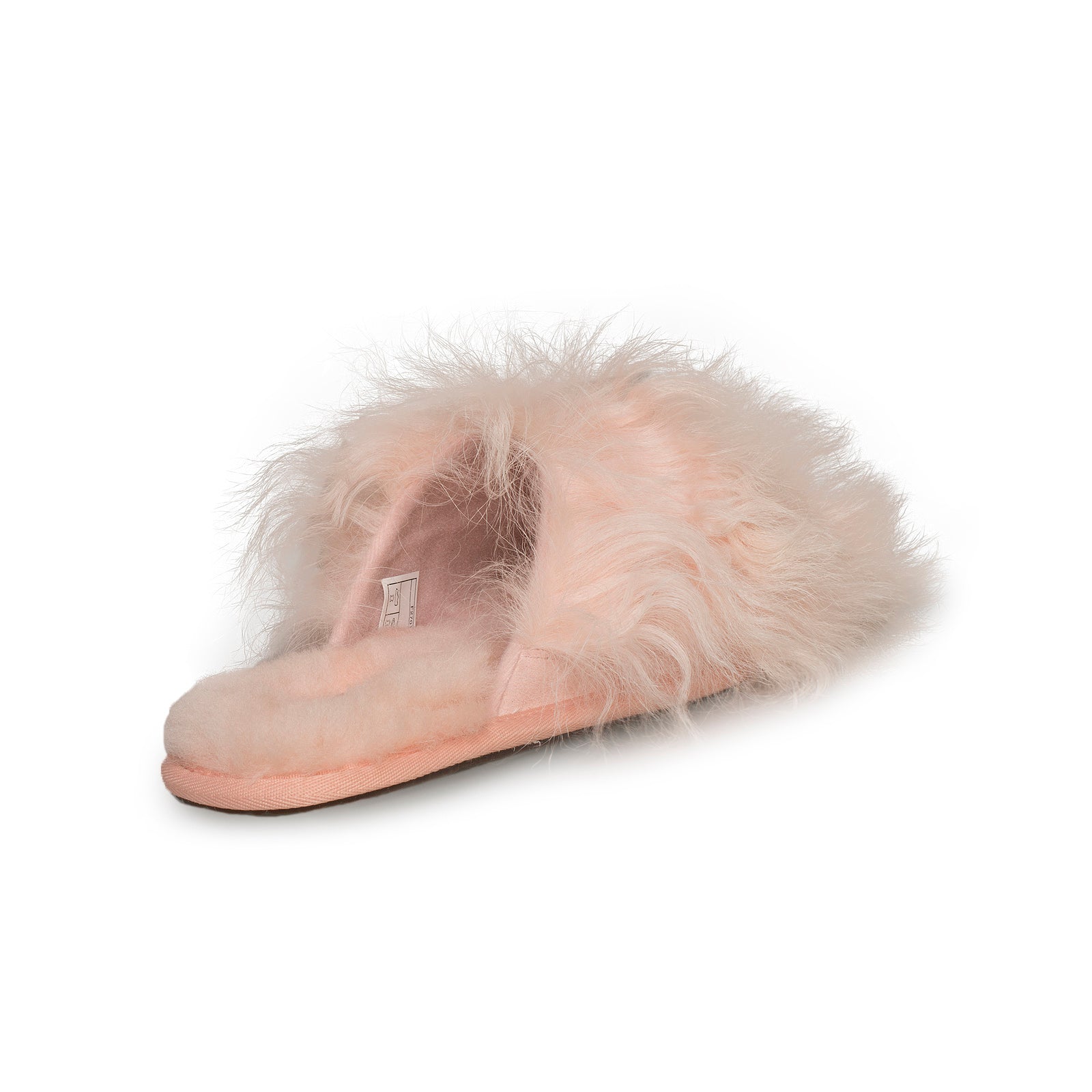 UGG Fluff Momma Mongolian Clog Tropical Peach Slippers - MyCozyBoots