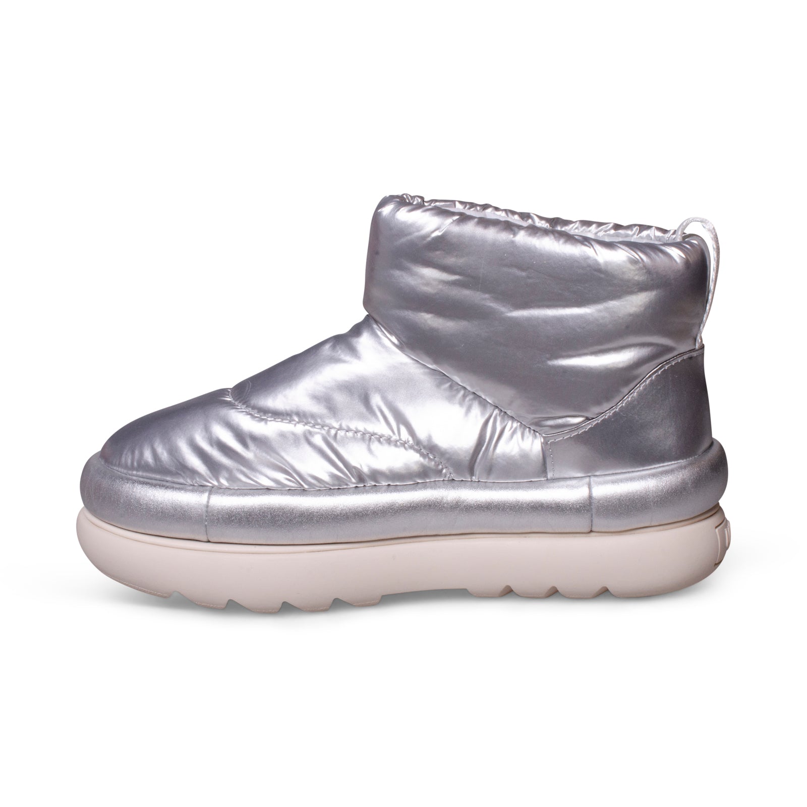 UGG Classic Maxi Mini Metallic Silver Boots - Women's#N#– MyCozyBoots