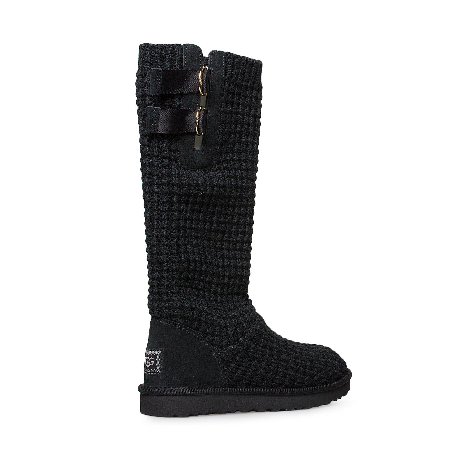 UGG Classic Solene Tall Black Boots - Women's – MyCozyBoots