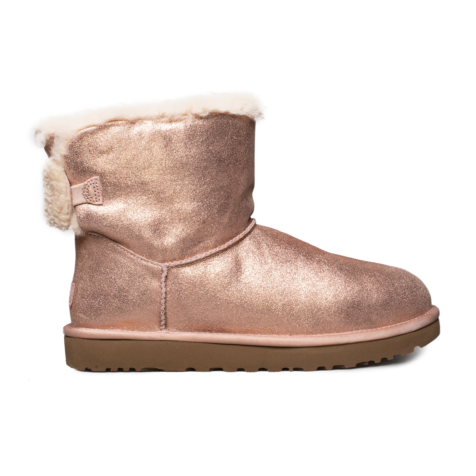 rose gold uggs with bows