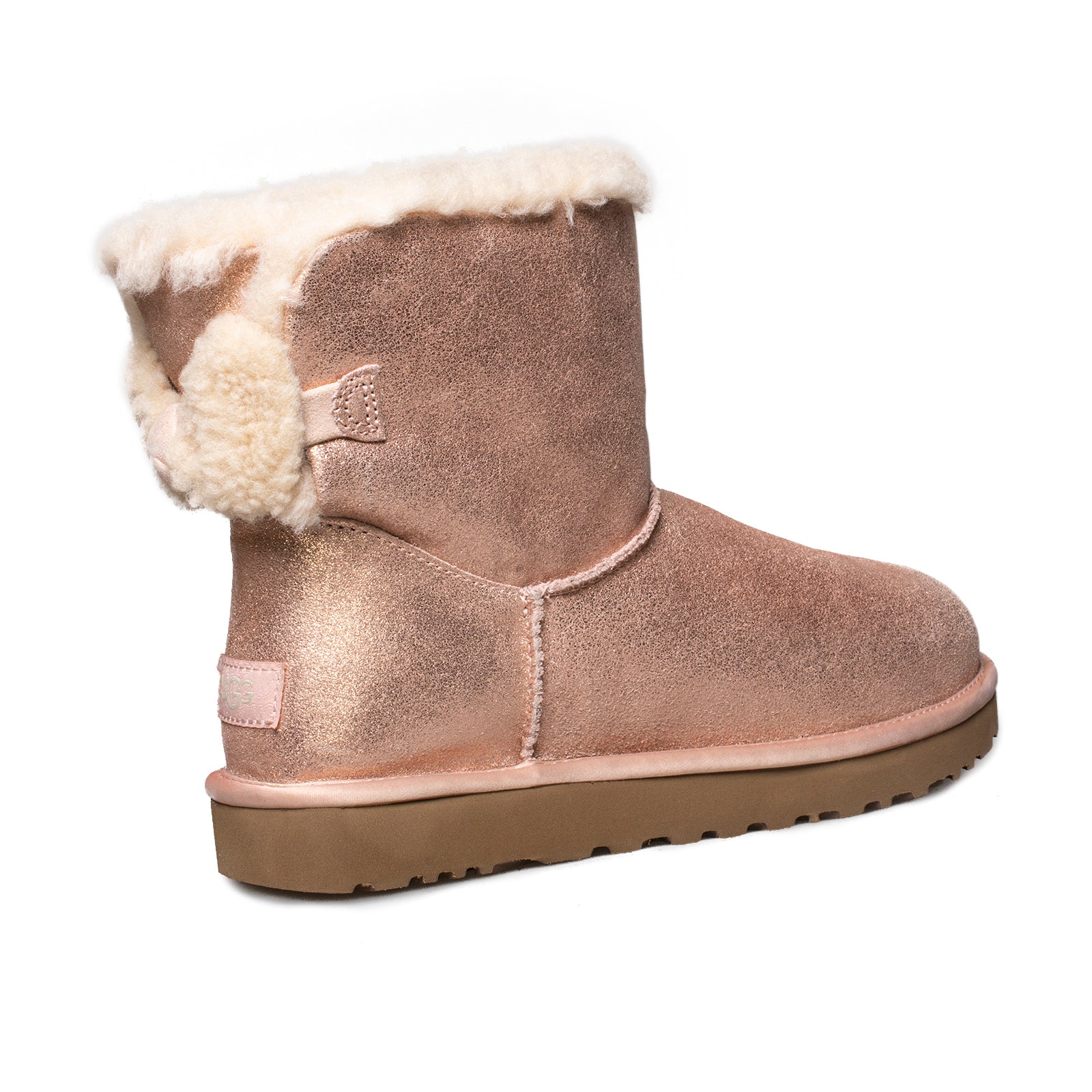 gold ugg boots with fur