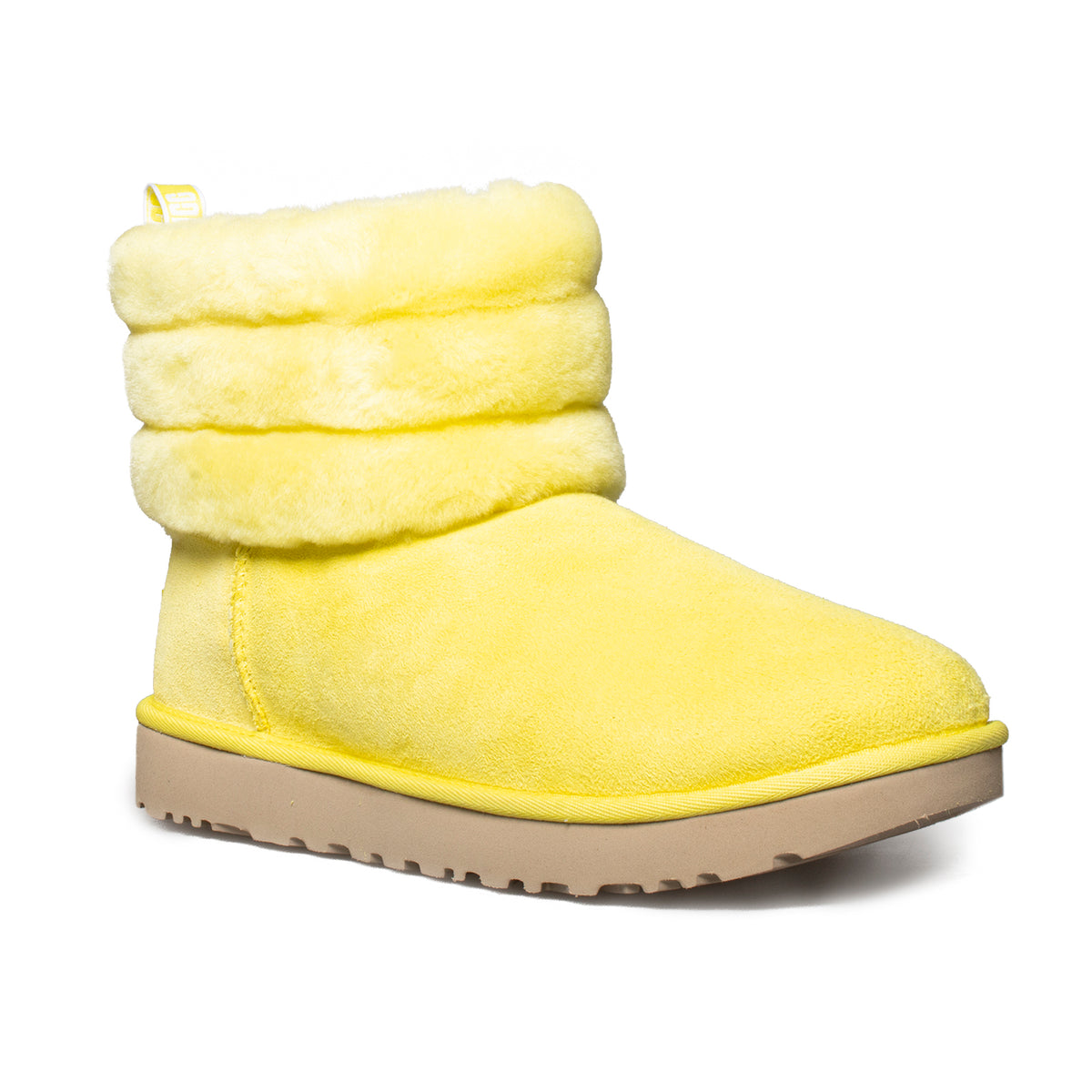 UGG Fluff Mini Quilted MRT Yellow Boots - Women's – MyCozyBoots