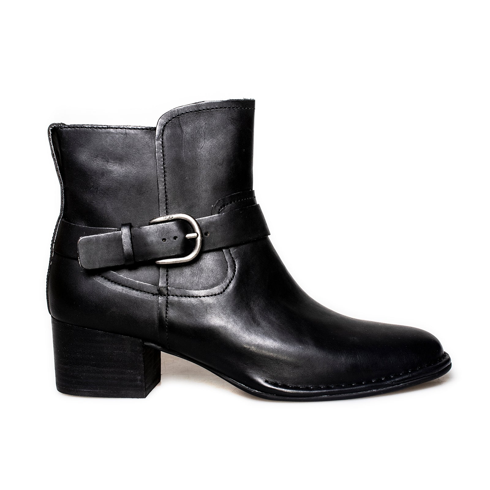 ugg bandara ankle boots black leather