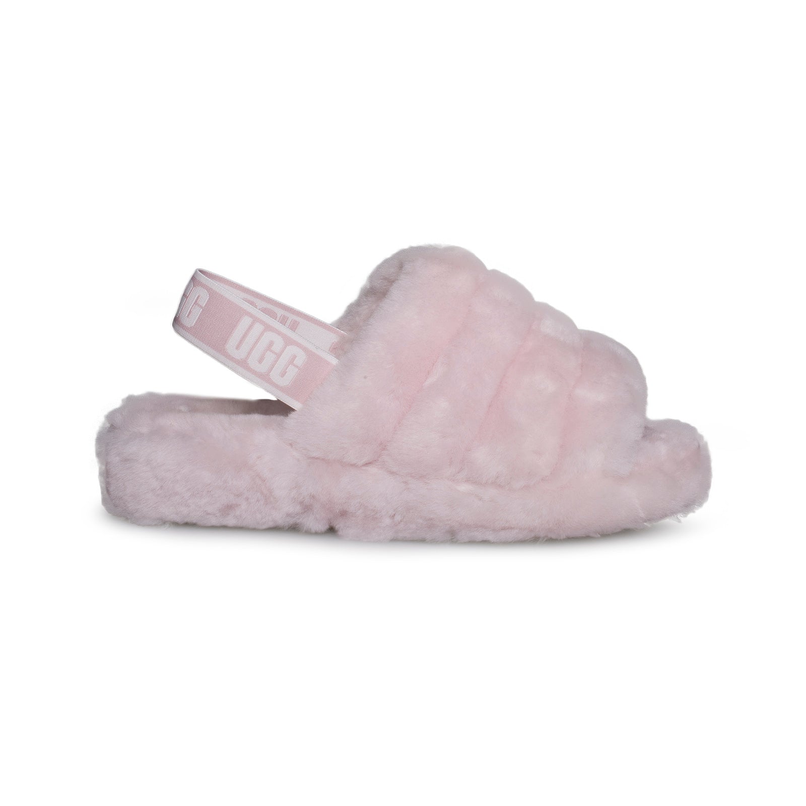 ugg fluff yeah seashell pink