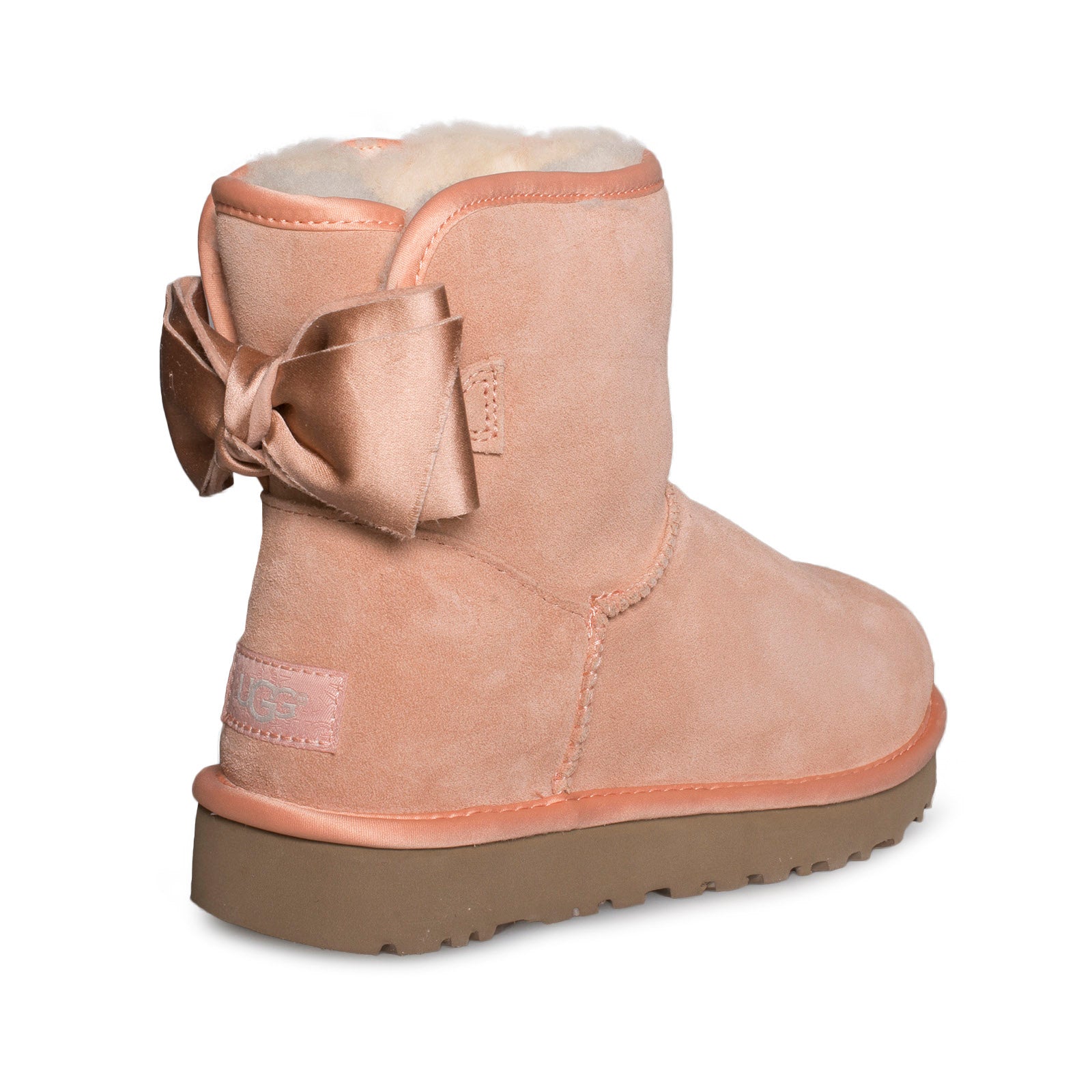 ugg satin bow mini boot