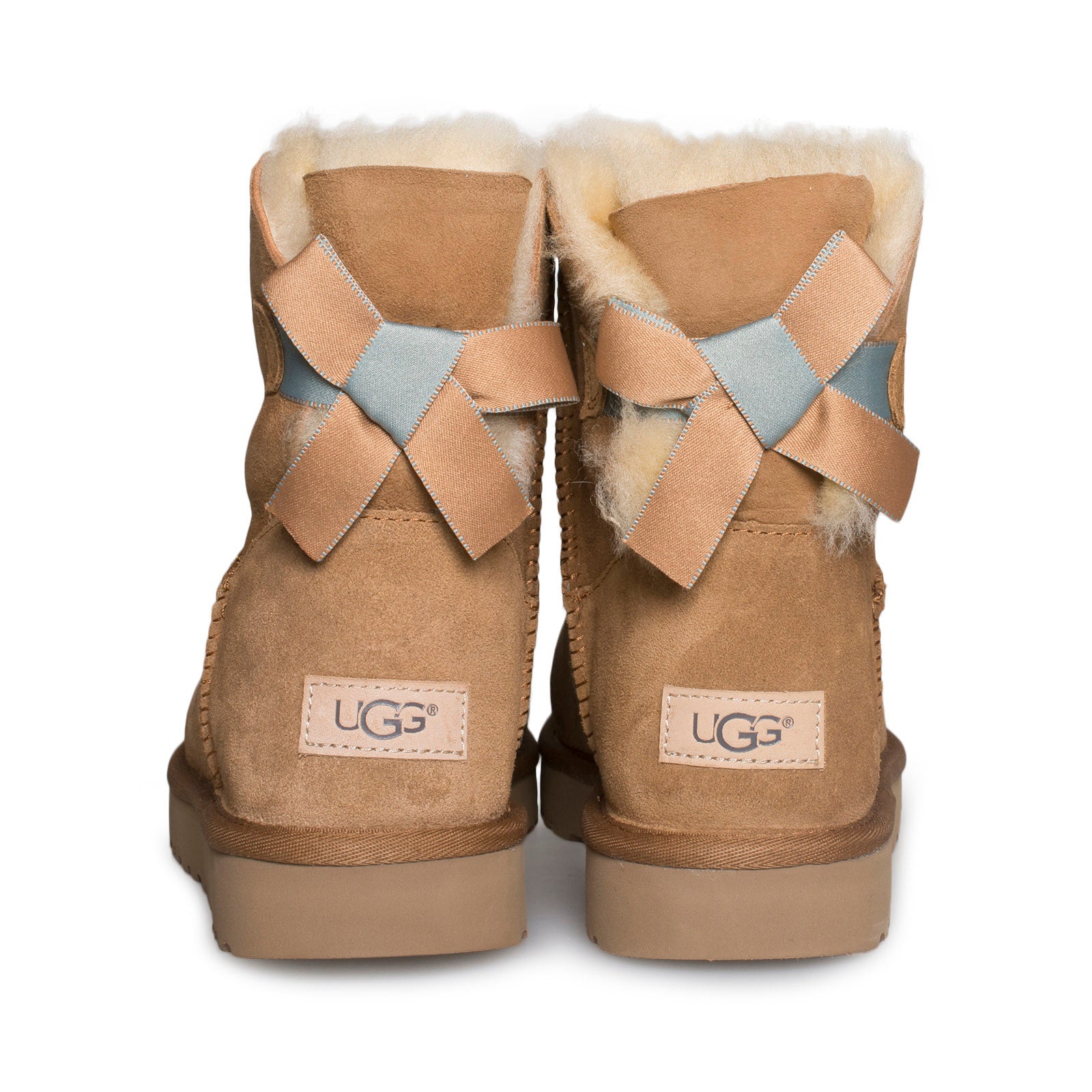 ugg mini bailey bow chestnut