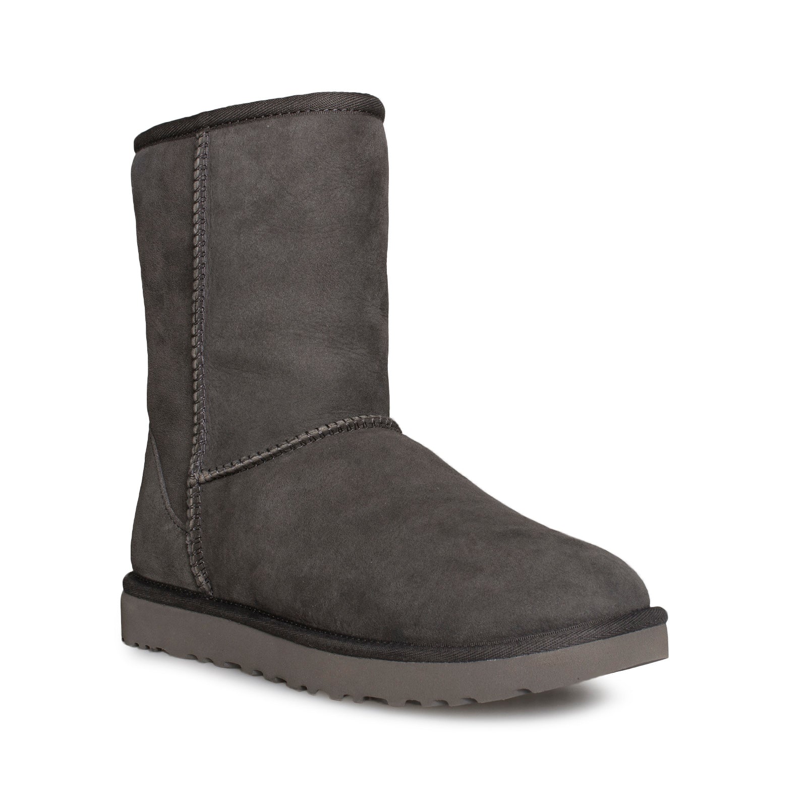 UGG Classic Short II Black Olive Boots 