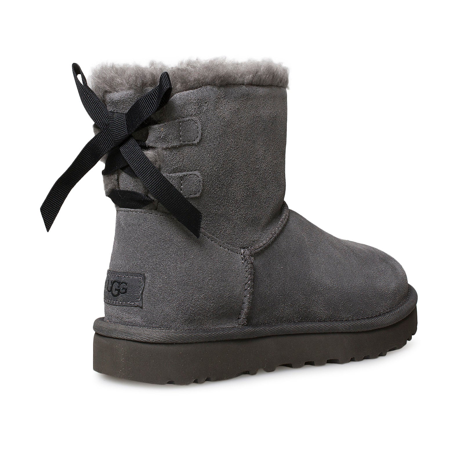 UGG Mini Continuity Bow Charcoal Boots - Women's – MyCozyBoots