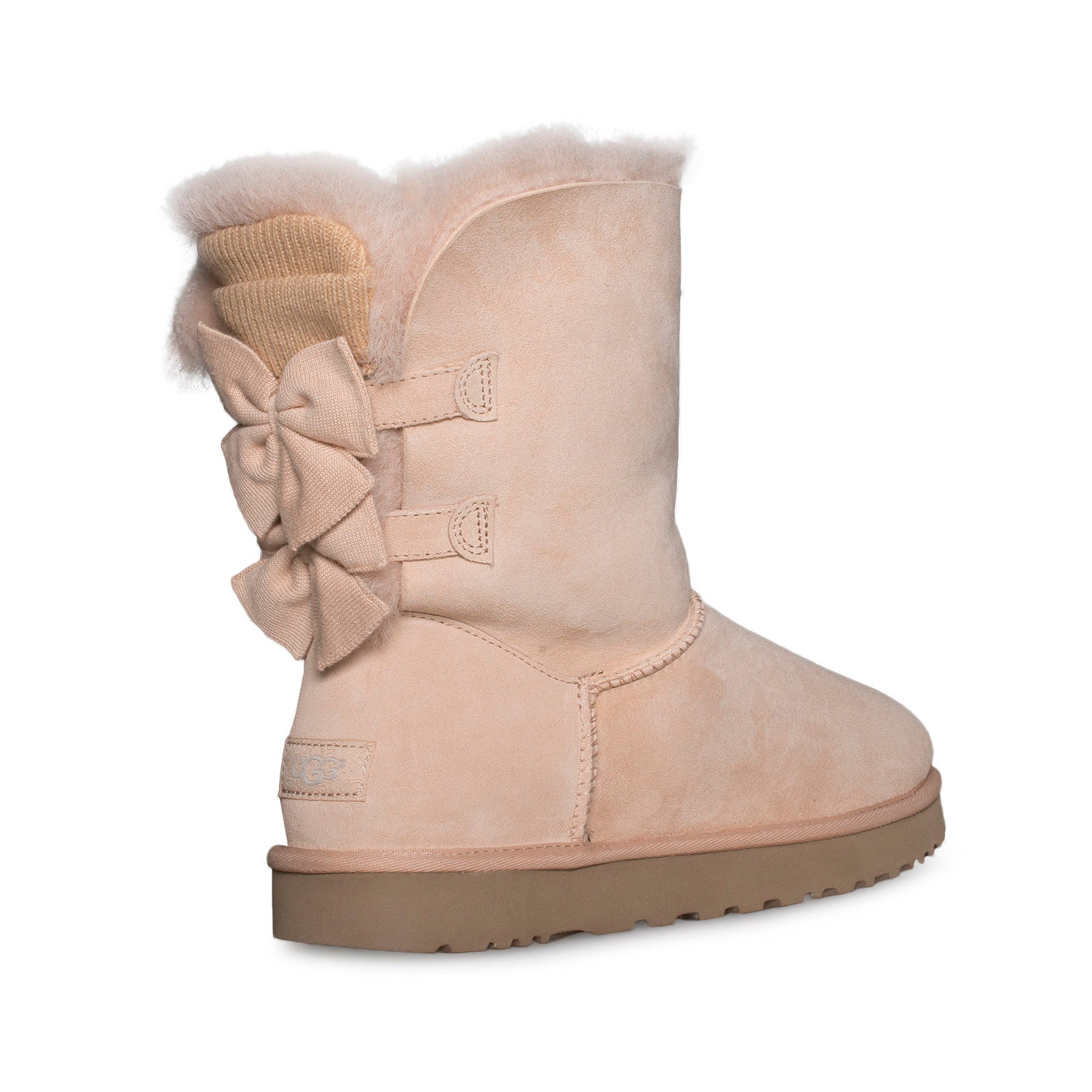 light brown uggs with bows
