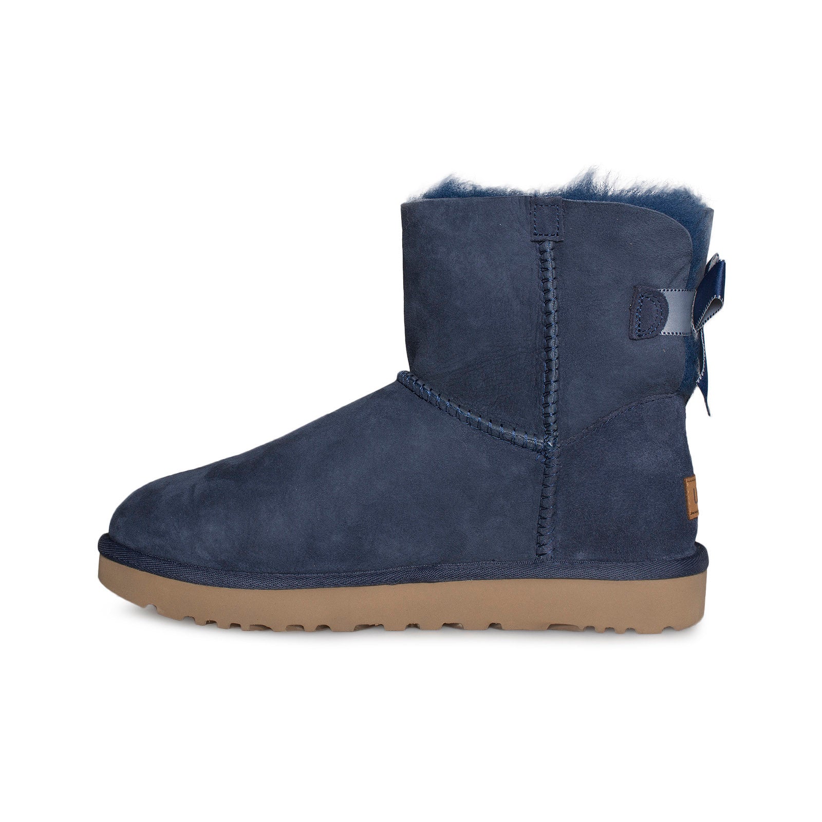 ugg mini bailey bow navy