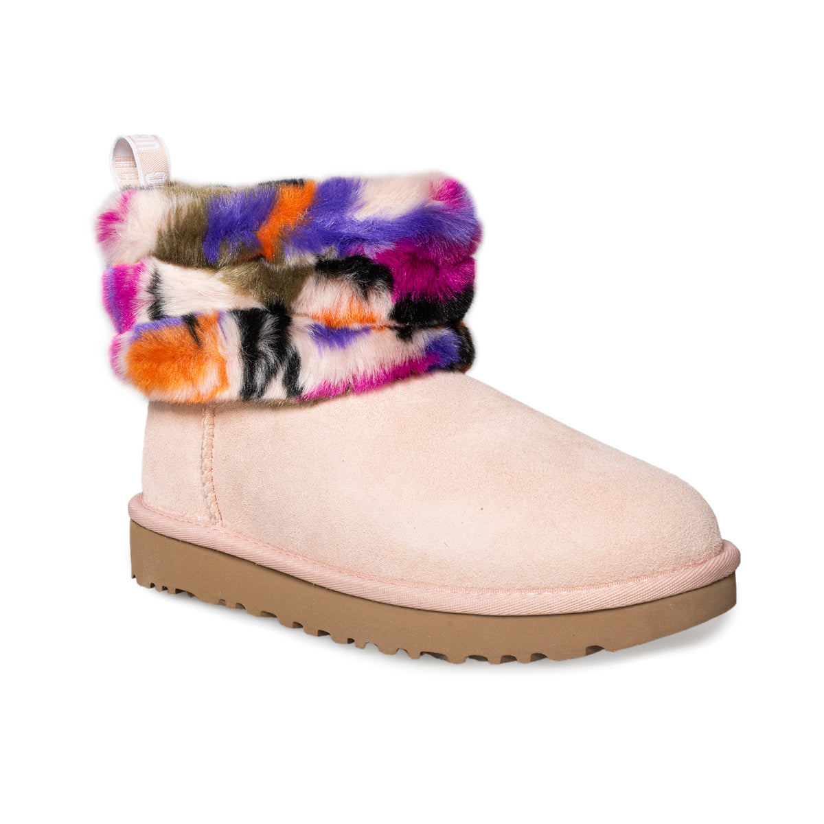 UGG Fluff Mini Quilted Motlee Multi Colored Boot's - Women's – MyCozyBoots