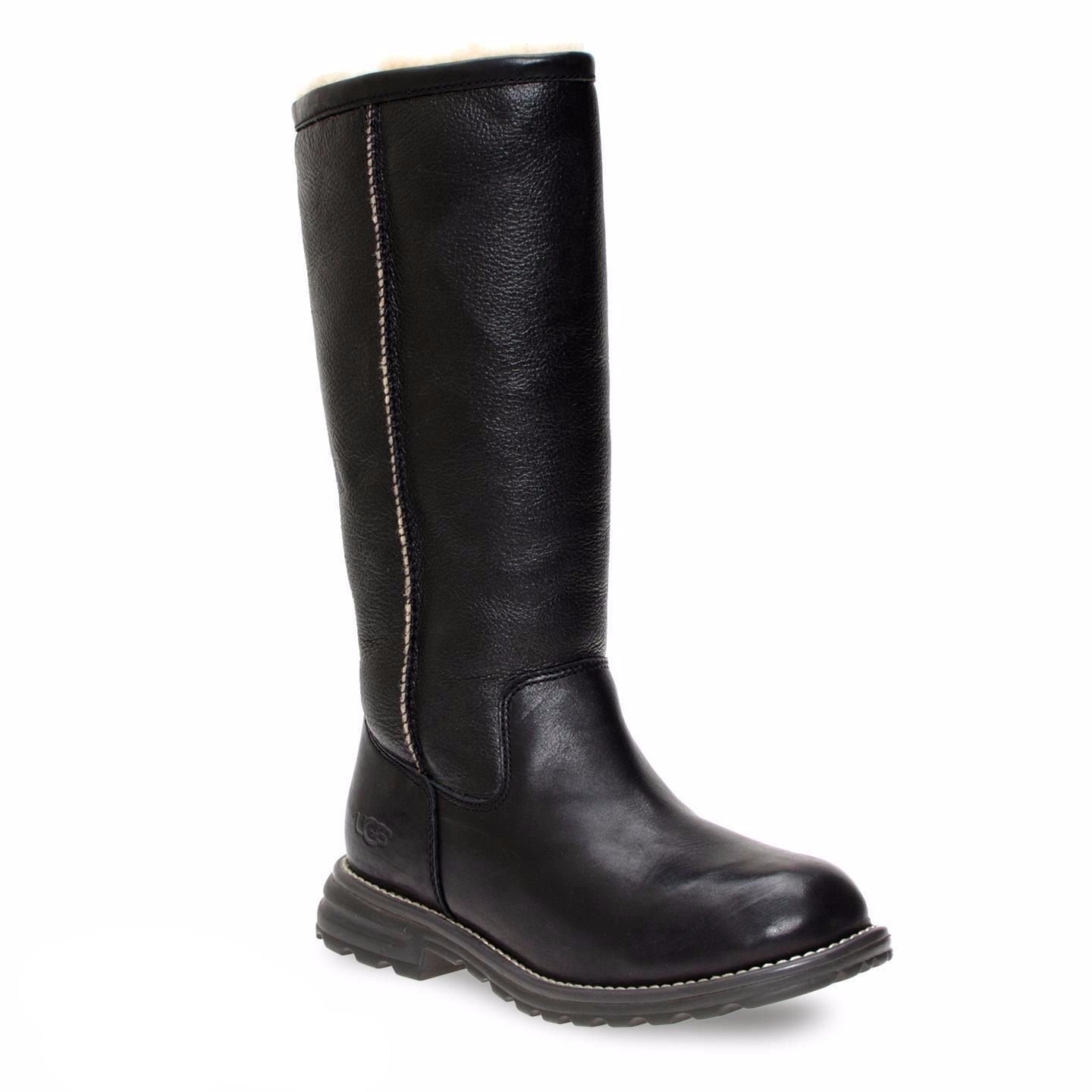 UGG Brooks Tall Black Boots - MyCozyBoots