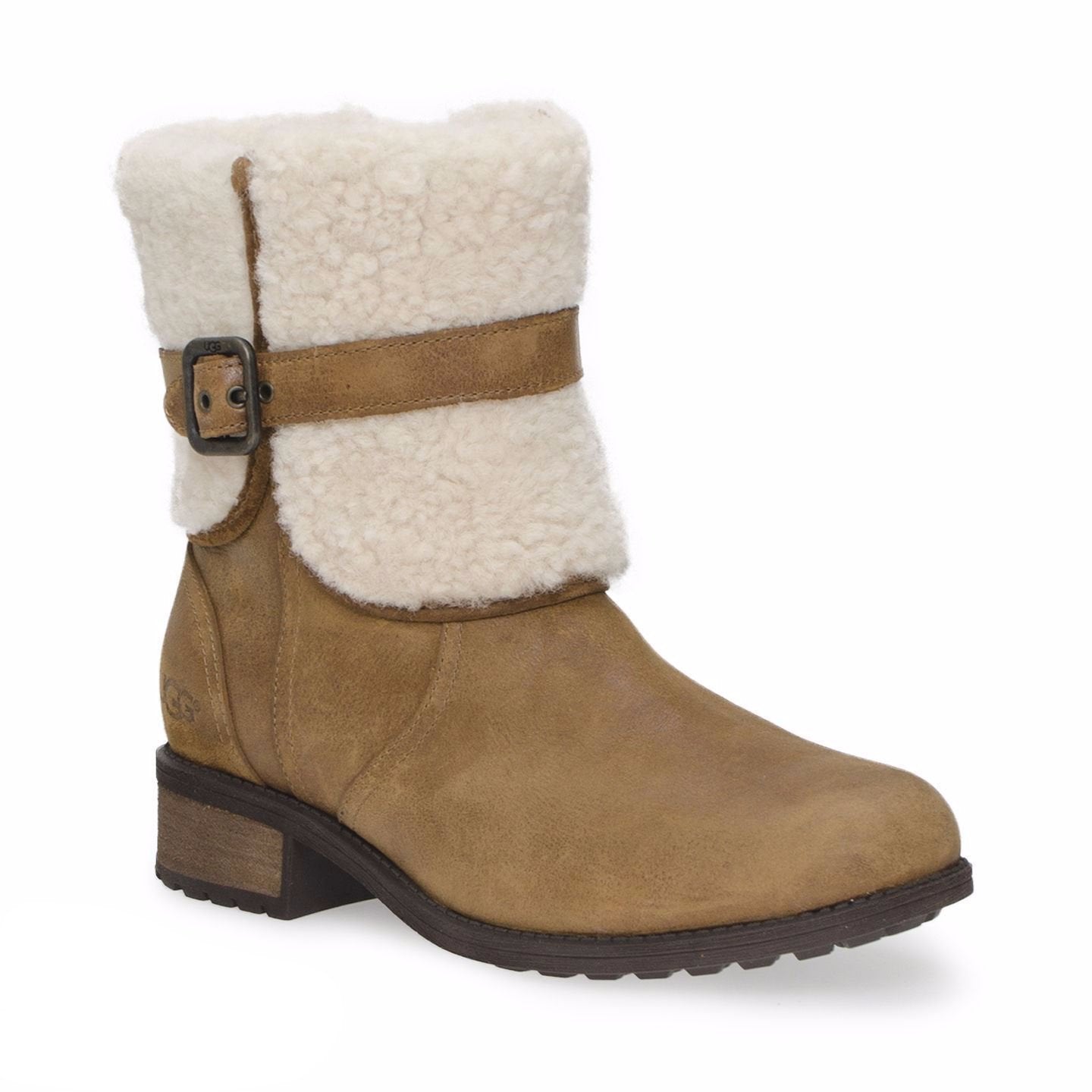 ugg australia blayre ii shearling cuff suede boots