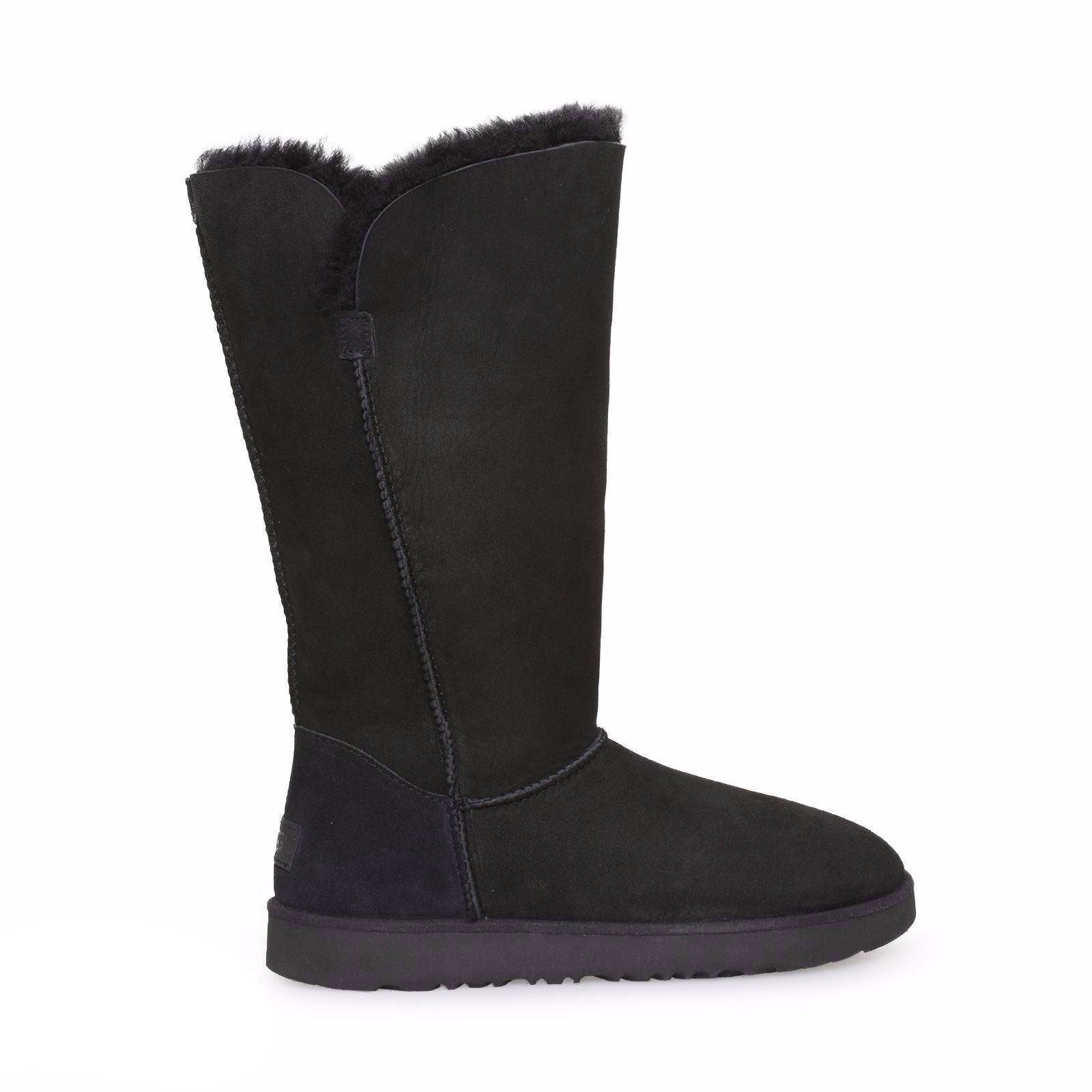 ugg classic cuff tall black