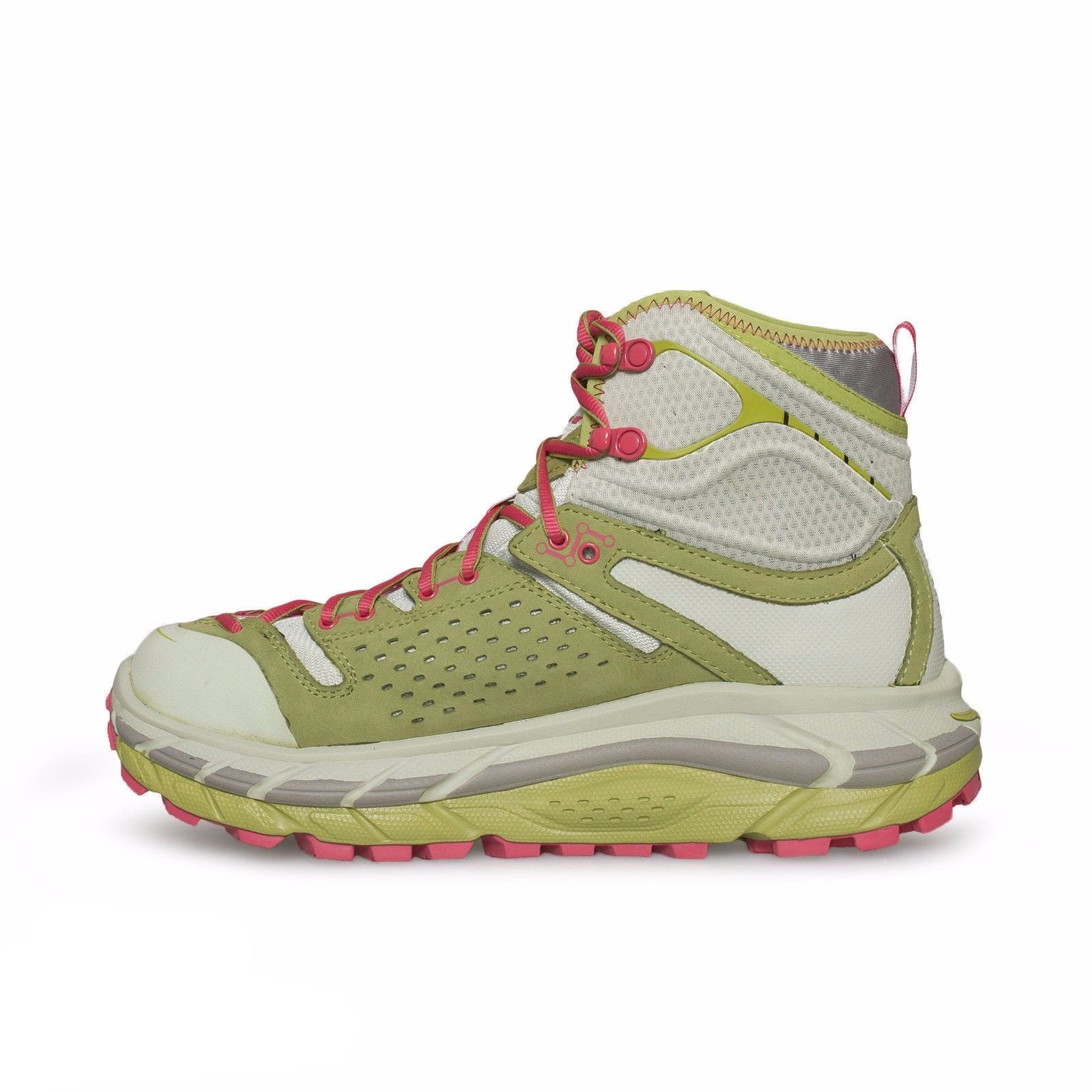 Hoka Tor Ultra Hi WP Fog Green / Olive Hiking Boots - MyCozyBoots