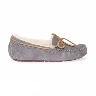 UGG Dakota Metallic II Charcoal Slippers - Women's – MyCozyBoots