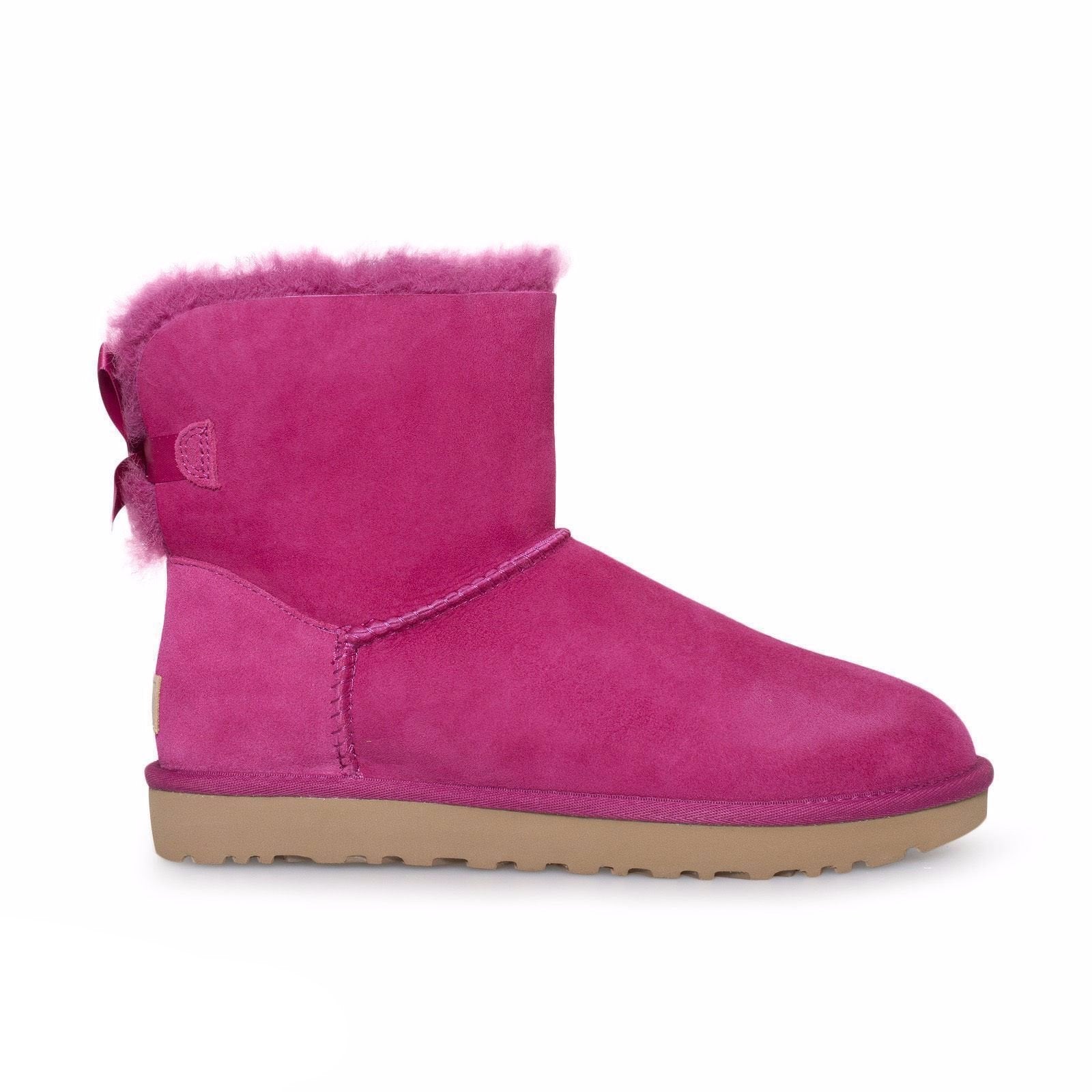 UGG Mini Bailey Bow II Red Violet Boots 