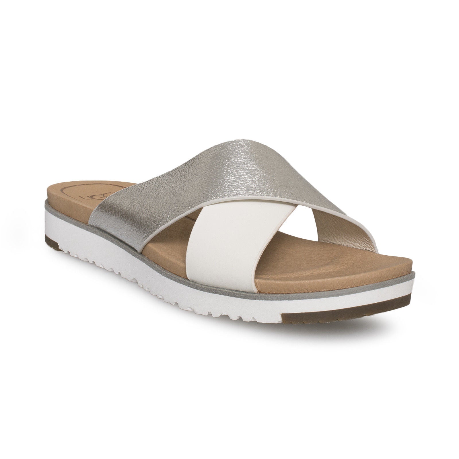 ugg silver sandals