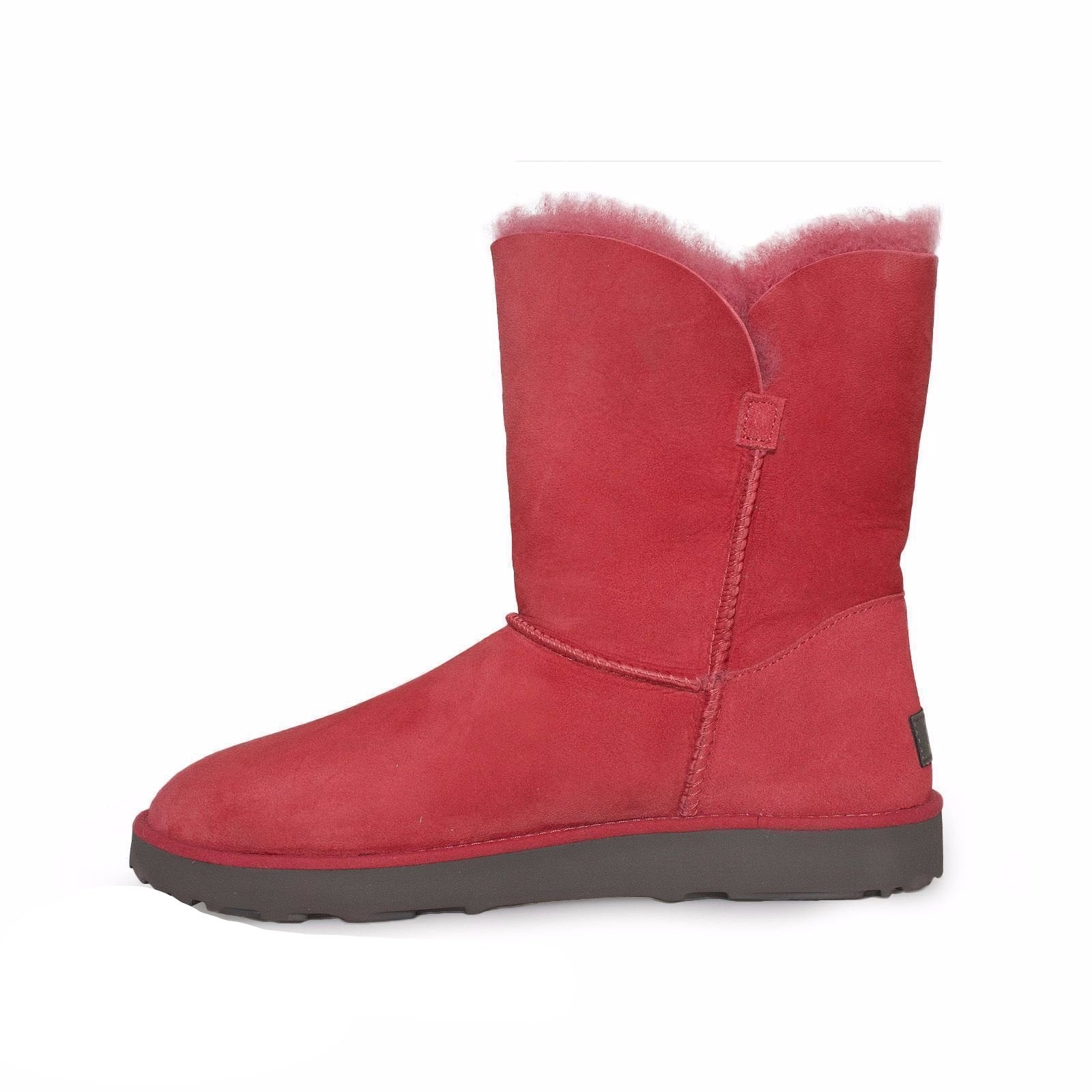 UGG Classic Cuff Short Lipstick Red Boots – MyCozyBoots