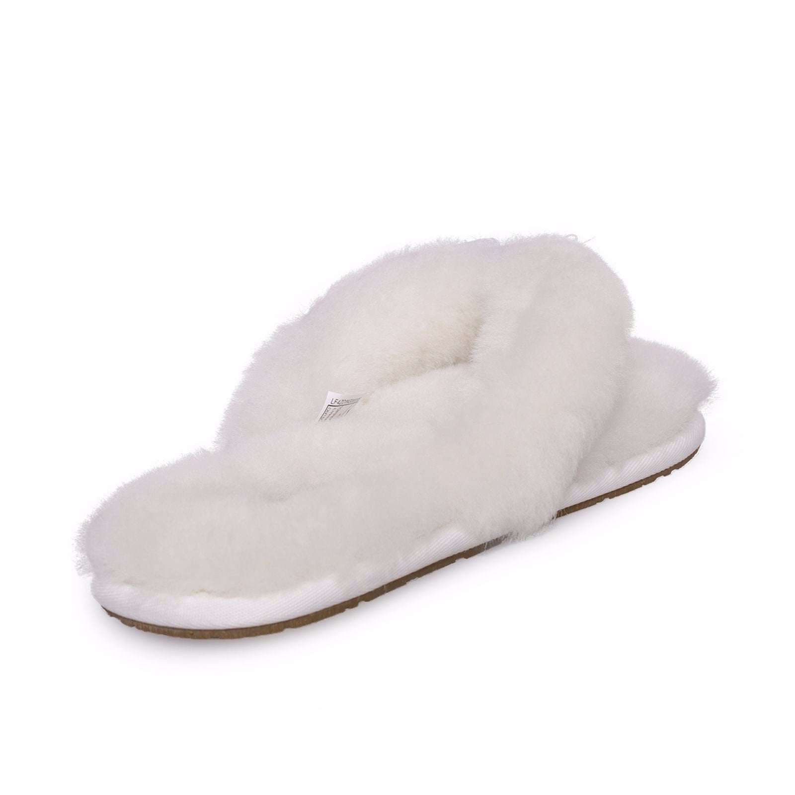 white ugg flip flops