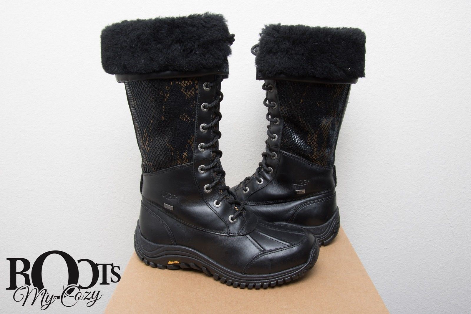 black snakeskin ugg boots