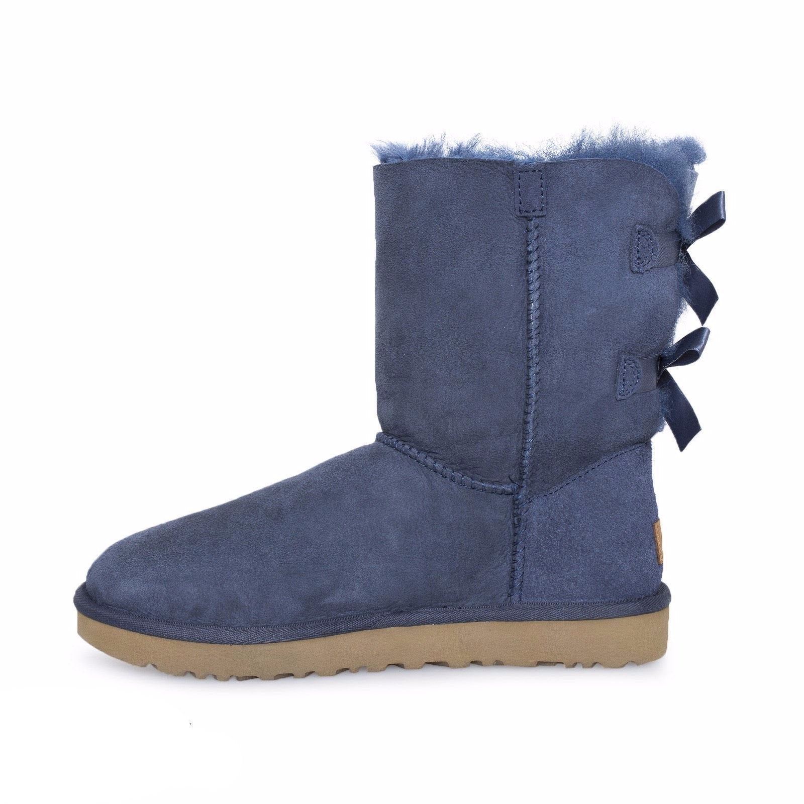 navy blue ugg boots with bows