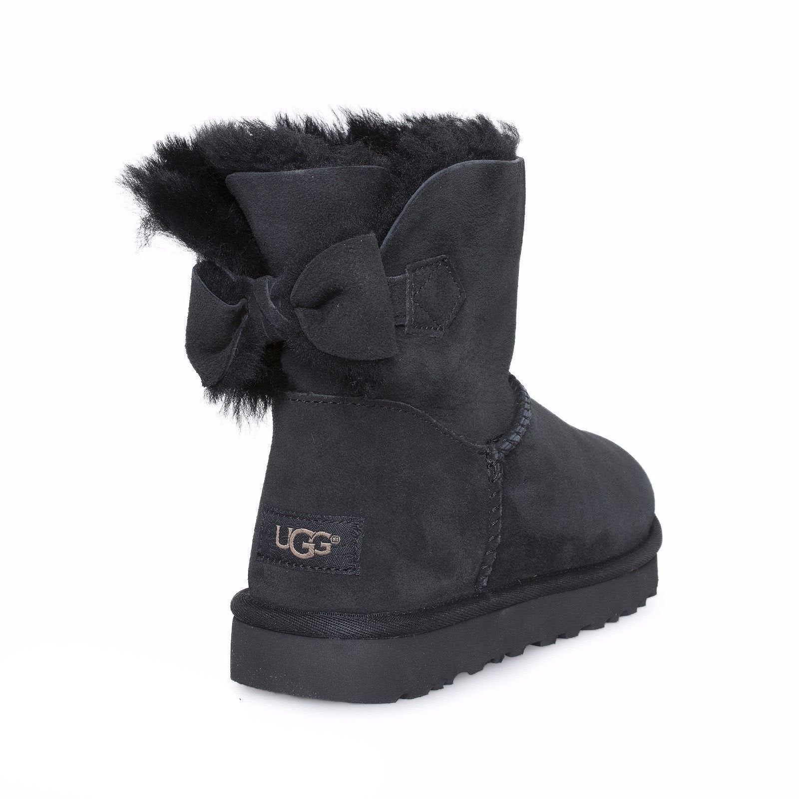 ugg naveah shearling bow boots black