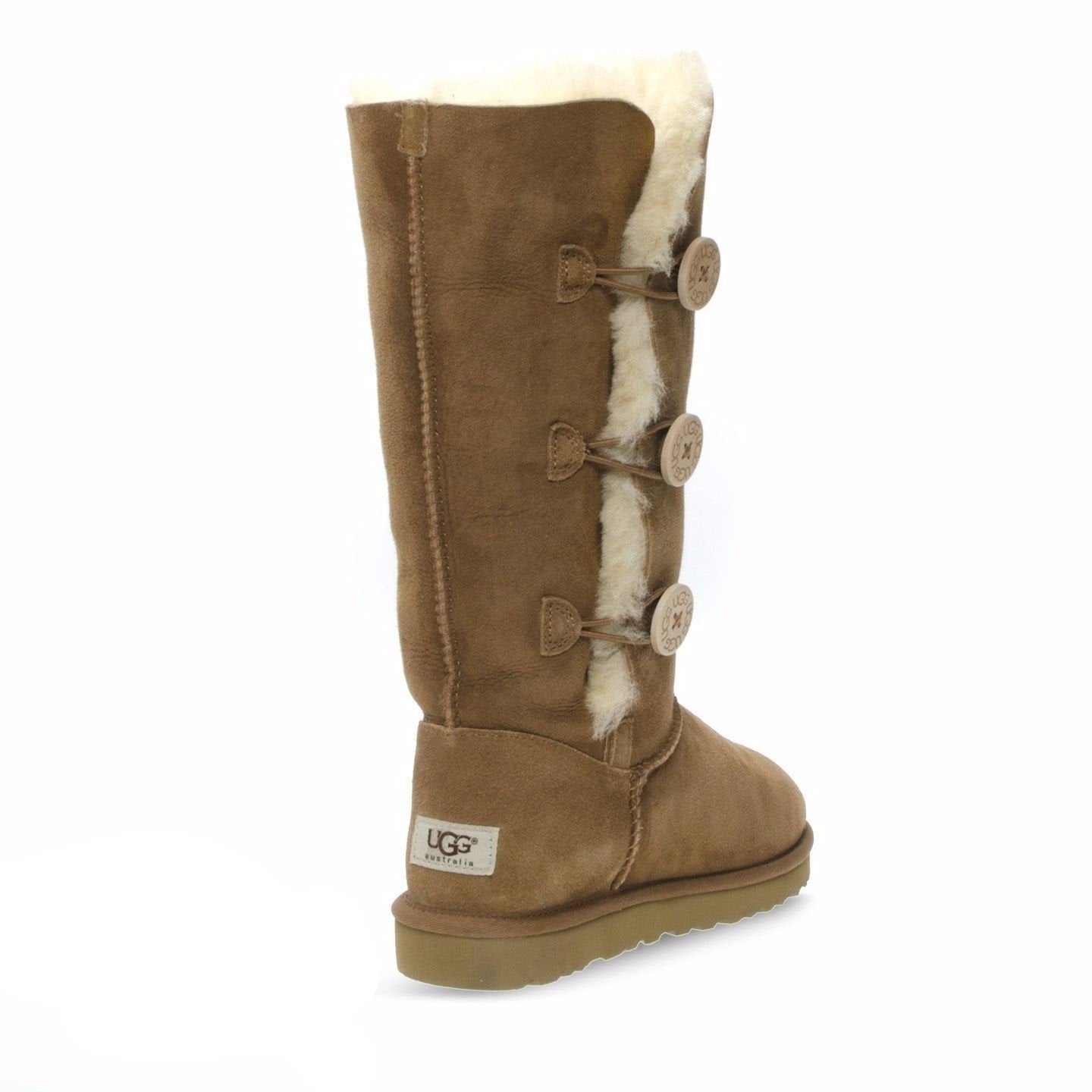 ugg bailey button triplet chestnut