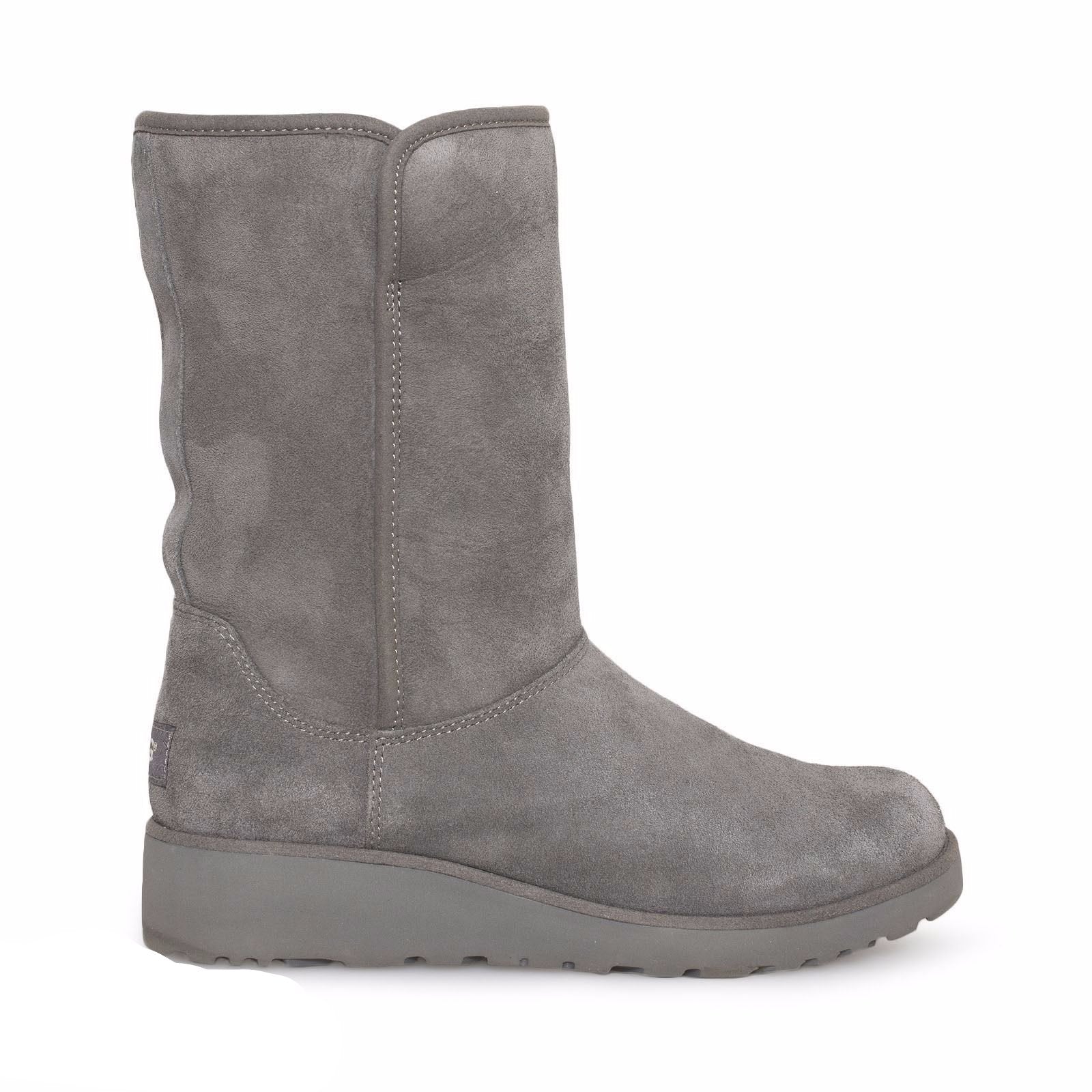 UGG Amie Grey Boots - MyCozyBoots