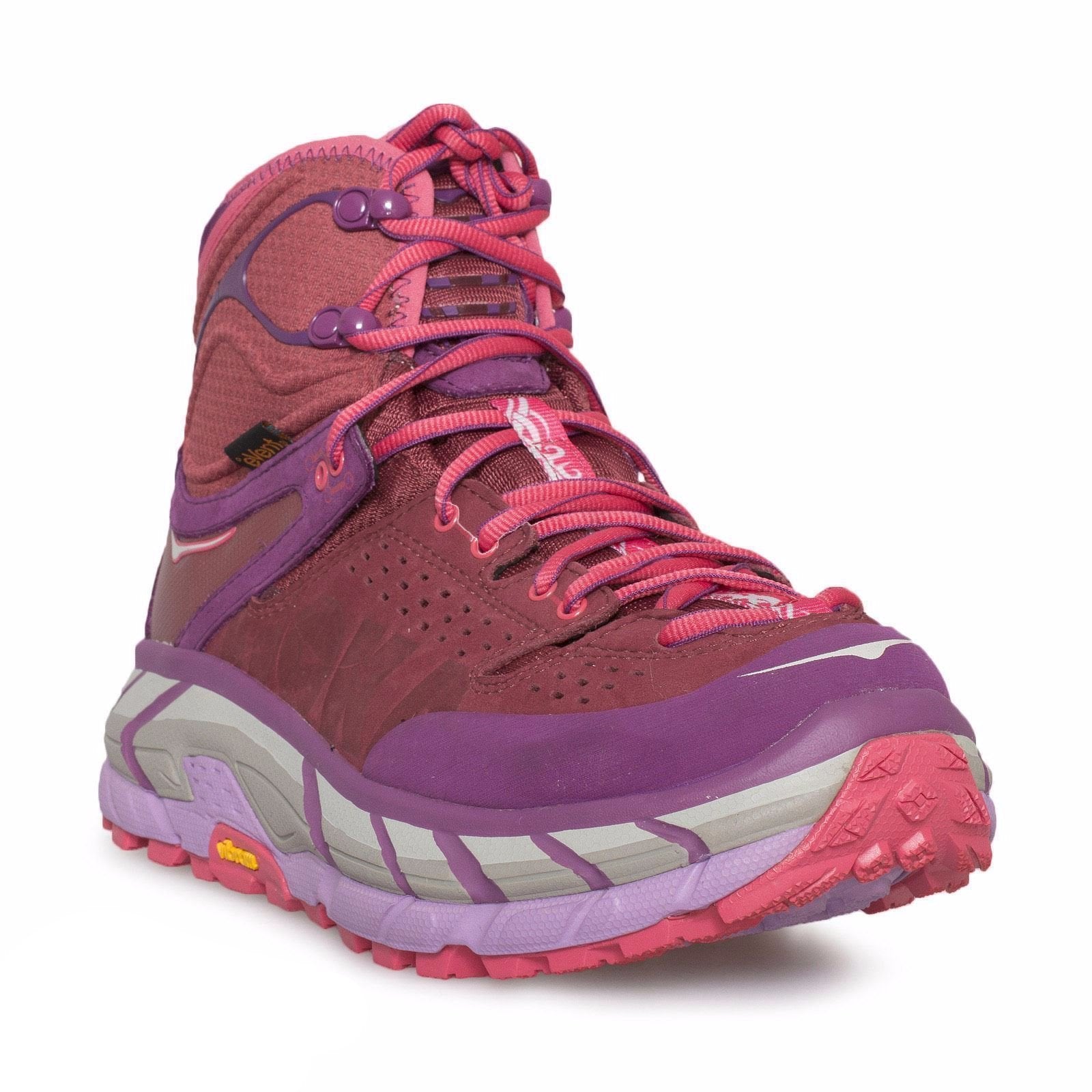 Hoka One One Tor Ultra Hi WP Dark Plum Boots - MyCozyBoots