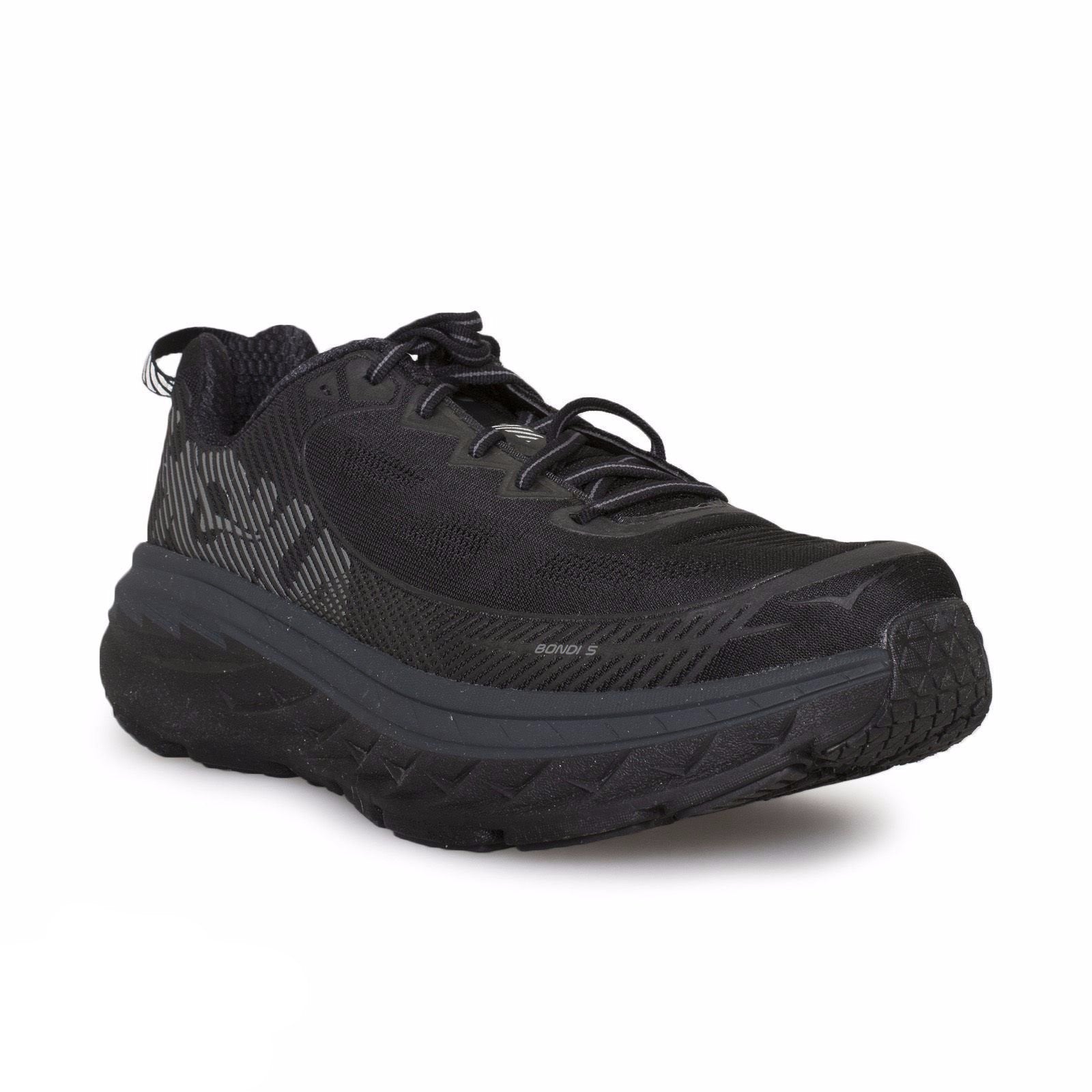 Hoka One One Bondi 5 Black Running Shoes - Women's - MyCozyBoots