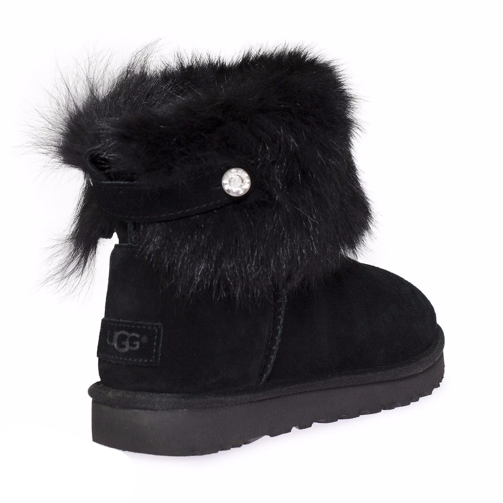 gray and black uggs