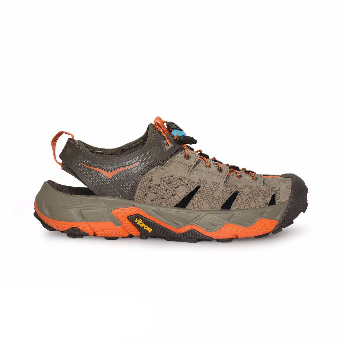 Hoka Tor Trafa Brindle / Red Orange Sandals – MyCozyBoots