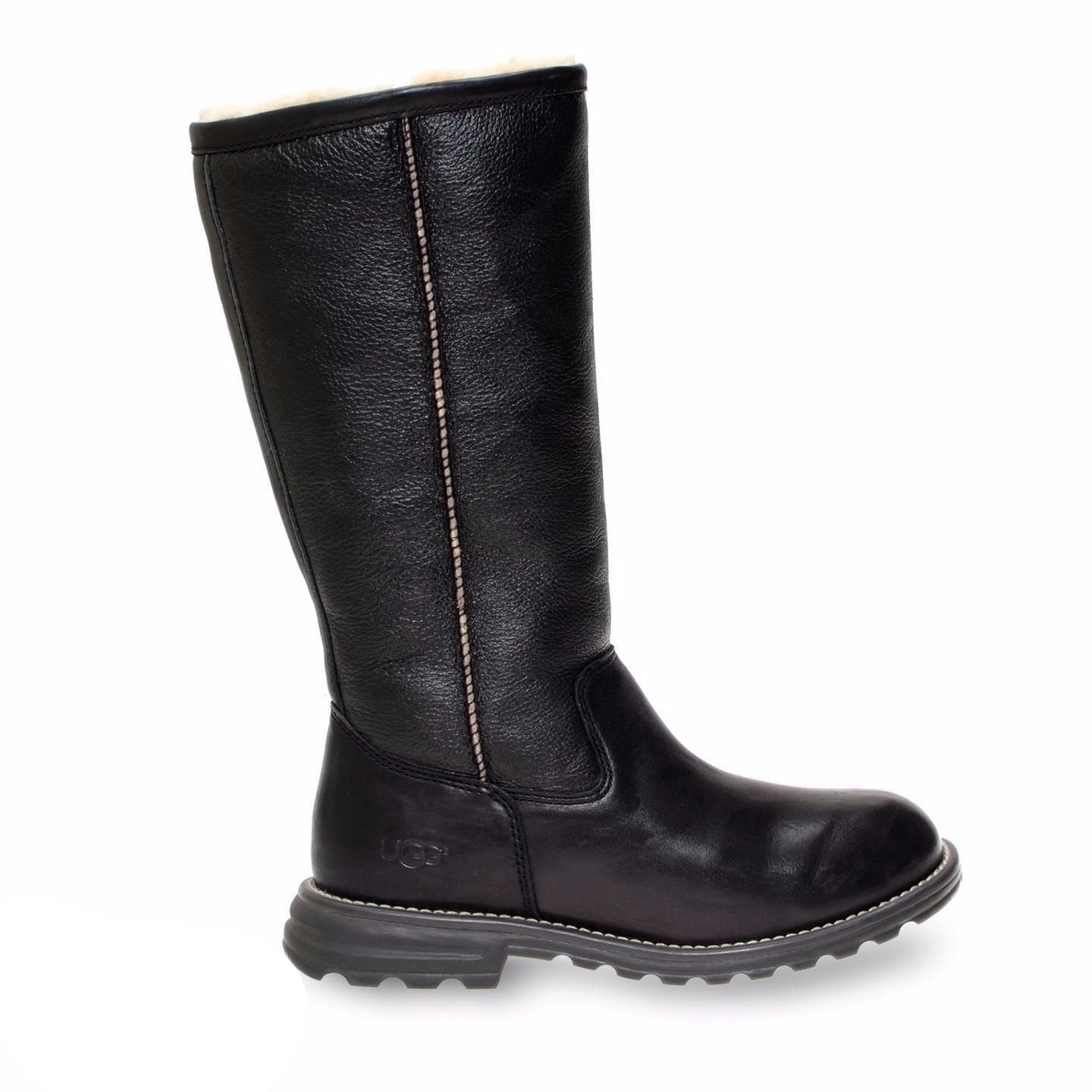 Ugg Brooks Tall Black Boots Mycozyboots 