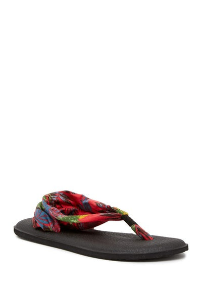 Sanuk Yoga Sling 2 Navy Multi GEO Stripes Sandals - Women's – MyCozyBoots