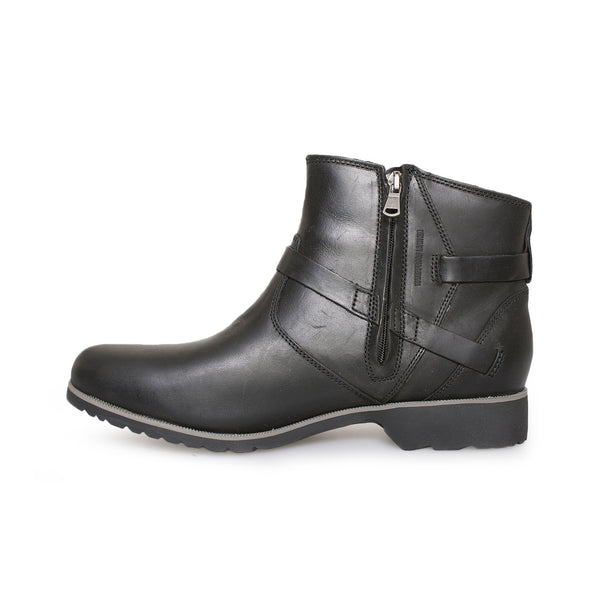 Teva Delavina Ankle Black Boots - MyCozyBoots