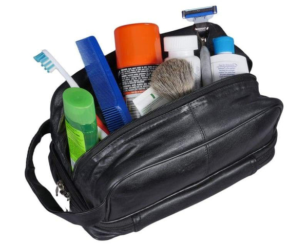 Mens Toiletry Bag Shaving Dopp Kit Case For Travel - Toiletry Bag For Mens Toiletries - Dopp Bag For Men - Bayfield Bags