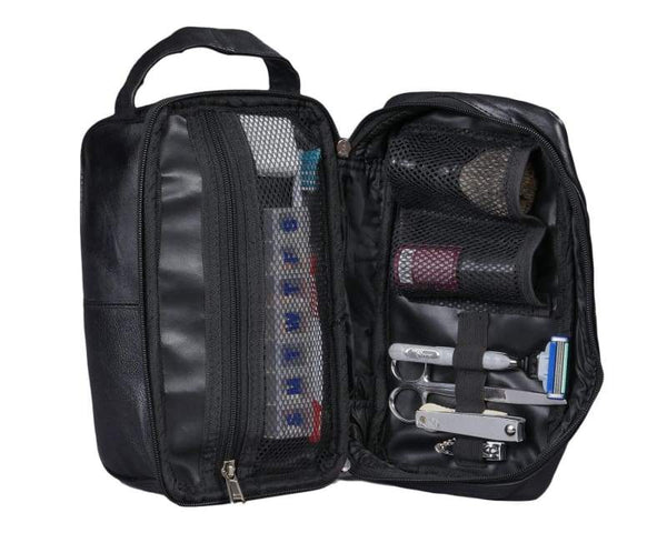 Mens Toiletry Bag Shaving Dopp Kit Case For Travel - Toiletry Bag For Mens Toiletries - Dopp Bag For Men - Bayfield Bags