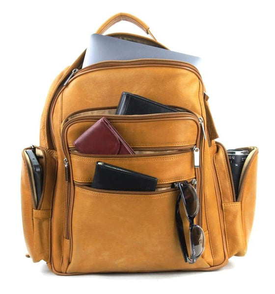 Work Backpack Leather Bag For Laptops - Bayfield Bags