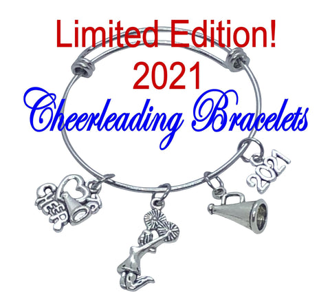 2021 Cheerleading Charm Bracelet