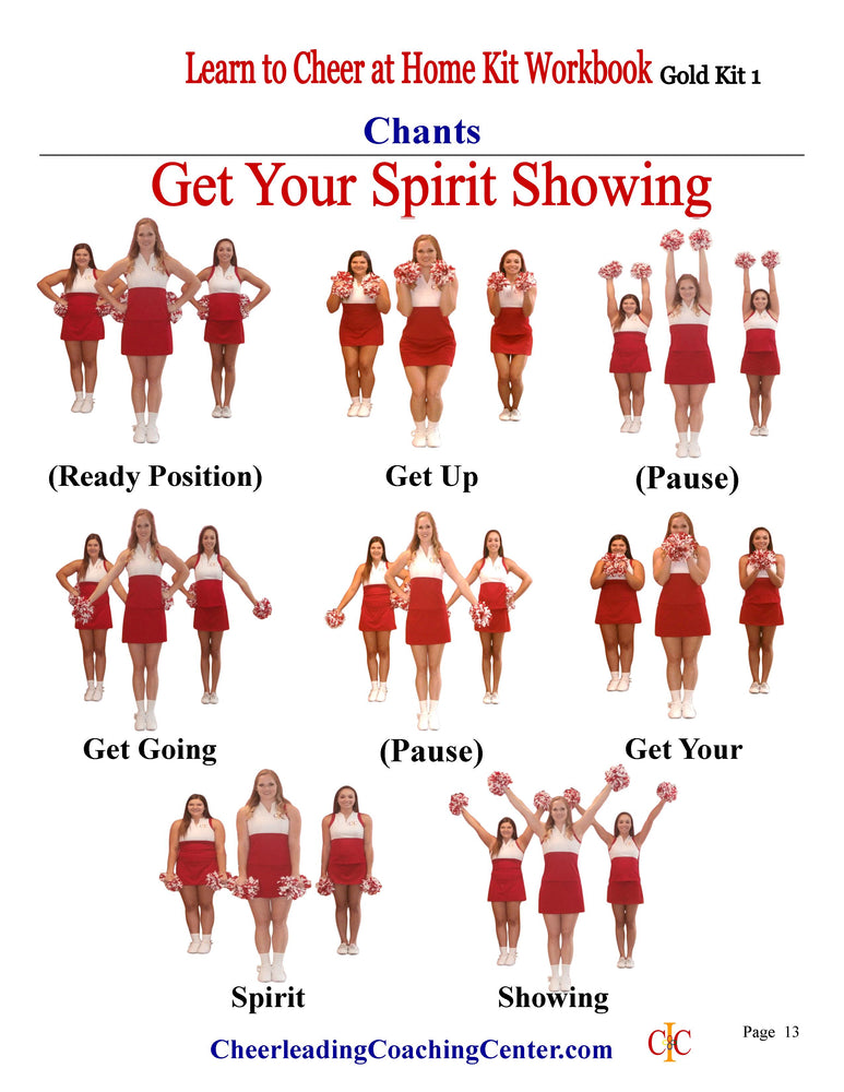 Learn to Cheer at Home Cheerleading Program - PLATINUM Program – Cheer ...