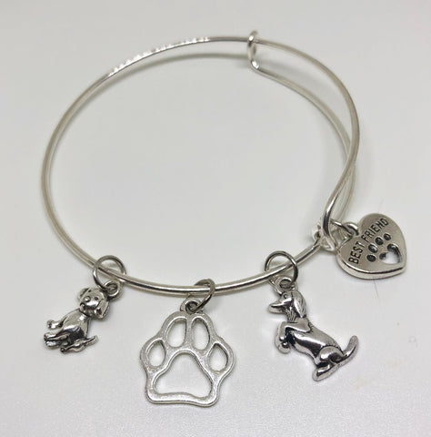Dog Charm Bracelet - Bulldog – AmericasLeadersSuperStore