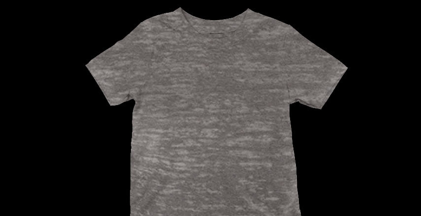 burnout t-shirt closeup