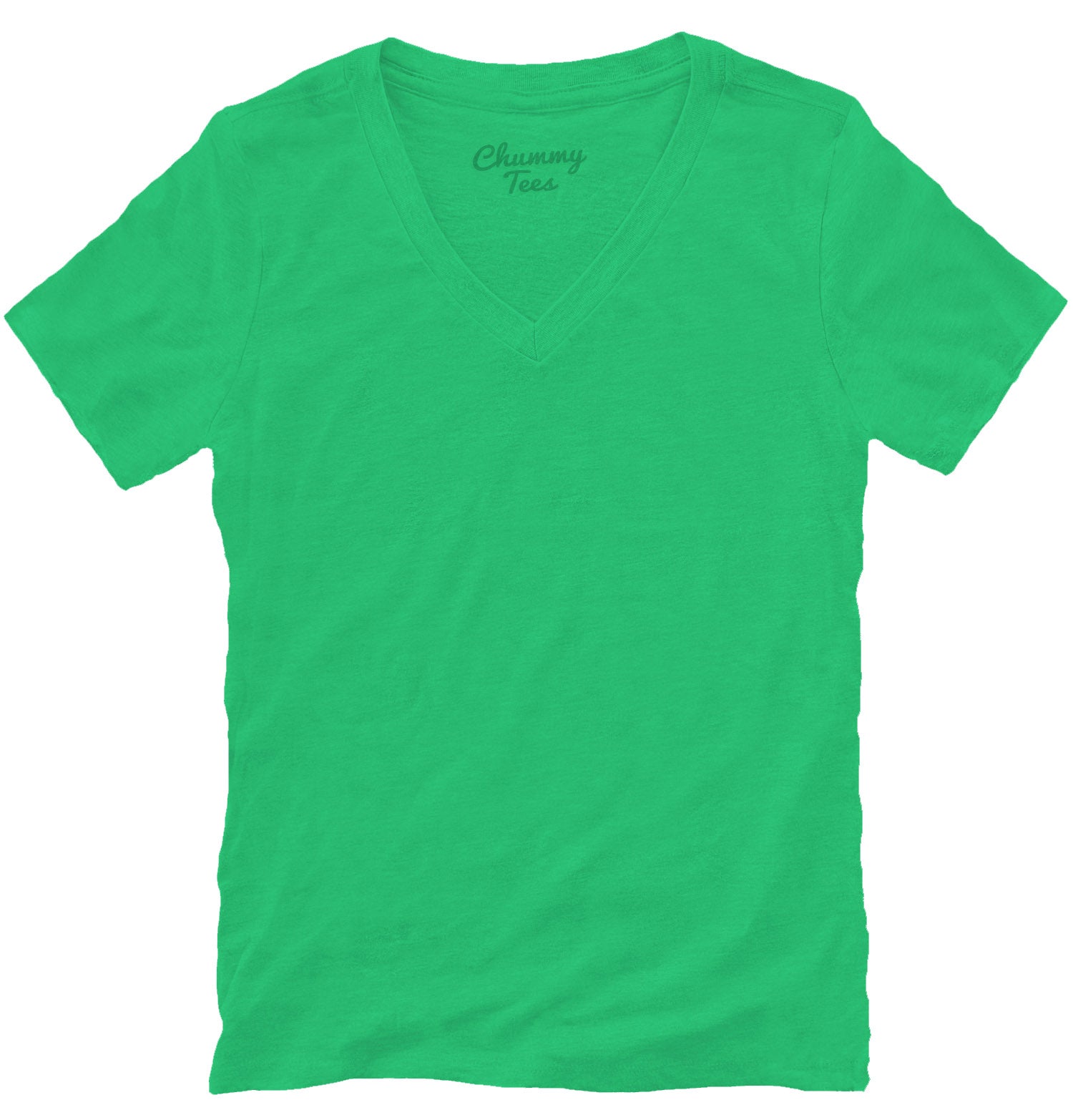 Womens Green Frost V-Neck Shirt