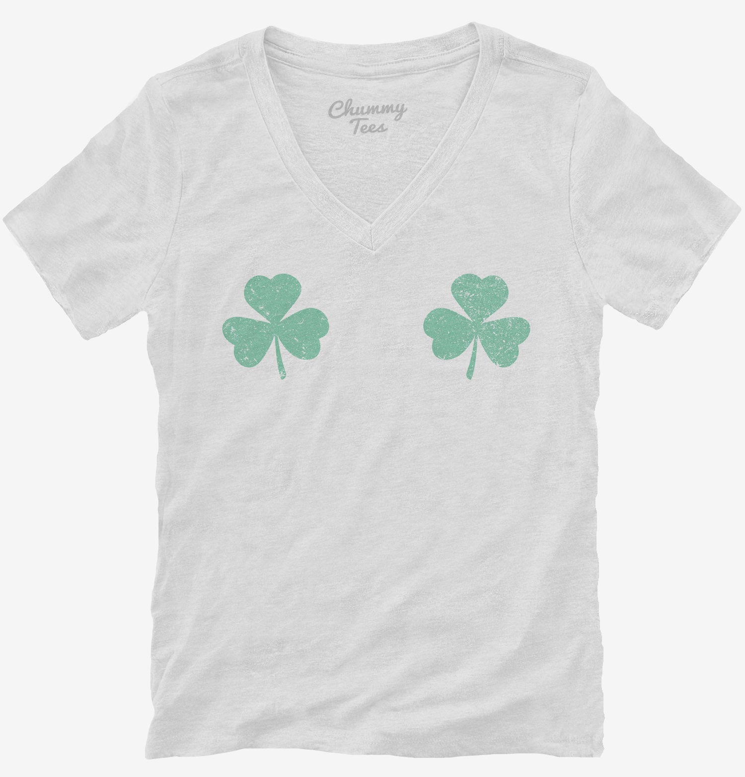 Womens Shake Your Shamrocks T shirt Funny St Patricks Day Boobs