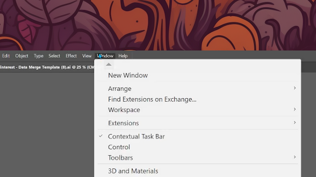 Adobe Illustrator Tutorial Changing Default Font For Your Templates - Step Windows Menu